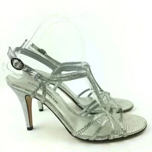 New Antonio Melani Heels 8.5 Dazzle Leather